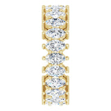 14K Gold Marquise Lab-Grown Diamond Shared-Prong Eternity Band – 4.5x2.5 mm Stones (2 7/8–3 1/4 CTW) - Yellow Gold - view 4