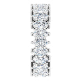 14K Gold Marquise Lab-Grown Diamond Shared-Prong Eternity Band – 4.5x2.5 mm Stones (2 7/8–3 1/4 CTW) - White Gold - view 4