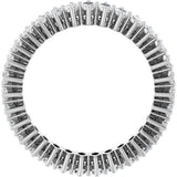 Platinum Marquise Natural Diamond Shared-Prong Eternity Band – 4x2 mm Stones (1 7/8–2 1/6 CTW) - view 2