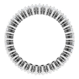 Platinum Marquise Natural Diamond Shared-Prong Eternity Band – 4x2 mm Stones (1 7/8–2 1/6 CTW) - view 2