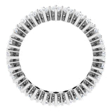 Platinum Marquise Natural Diamond Shared-Prong Eternity Band – 4.5x2.5 mm Stones (2 7/8–3 1/4 CTW) - view 2