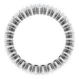 14K Gold Marquise Lab-Grown Diamond Shared-Prong Eternity Band – 4.5x2.5 mm Stones (2 7/8–3 1/4 CTW) - White Gold - view 2