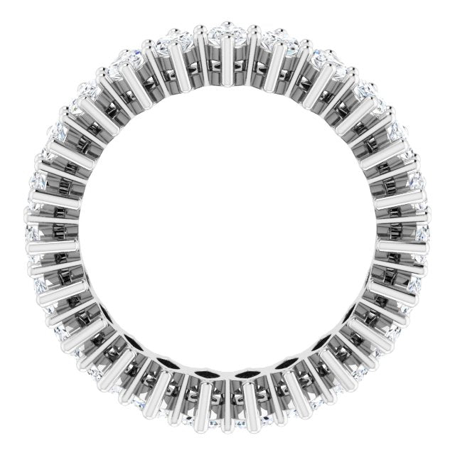 Platinum Marquise Natural Diamond Shared-Prong Eternity Band – 4.5x2.5 mm Stones (2 7/8–3 1/4 CTW) - view 2