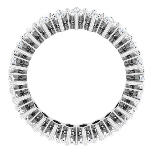 Platinum Marquise Natural Diamond Shared-Prong Eternity Band – 4.5x2.5 mm Stones (2 7/8–3 1/4 CTW) - view 2