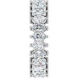 Platinum Marquise Lab-Grown Diamond Shared-Prong Eternity Band – 4.5x2.5 mm Stones (2 7/8–3 1/4 CTW) - view 4