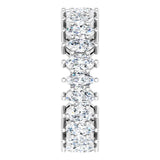 Platinum Marquise Natural Diamond Shared-Prong Eternity Band – 4.5x2.5 mm Stones (2 7/8–3 1/4 CTW) - view 4
