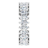 Platinum Marquise Natural Diamond Shared-Prong Eternity Band – 4.5x2.5 mm Stones (2 7/8–3 1/4 CTW) - view 4