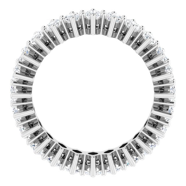 Platinum Marquise Lab-Grown Diamond Shared-Prong Eternity Band – 4.5x2.5 mm Stones (2 7/8–3 1/4 CTW) - view 2