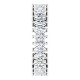 Platinum Marquise Natural Diamond Shared-Prong Eternity Band – 4x2 mm Stones (1 7/8–2 1/6 CTW) - view 4