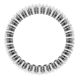Platinum Marquise Natural Diamond Shared-Prong Eternity Band – 4x2 mm Stones (1 7/8–2 1/6 CTW) - view 2