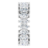 Platinum Marquise Natural Diamond Shared-Prong Eternity Band – 4.5x2.5 mm Stones (2 7/8–3 1/4 CTW) - view 4