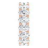 14K Gold Oval Lab-Grown Diamond Shared U-Prong Eternity Band – 6x4 mm Stones - Rose Gold - view 4