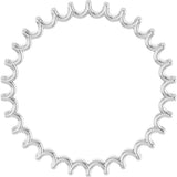 Platinum Round Lab-Grown Diamond Shared U-Prong Eternity Band – 2 mm Stones - view 2