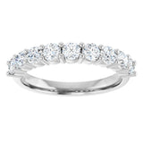 Platinum Round Lab-Grown Diamond Anniversary Band – 1/6–1 1/4 CTW - view 3