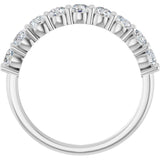 Platinum Round Lab-Grown Diamond Anniversary Band – 1/6–1 1/4 CTW - view 2