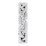 Platinum Round Natural Diamond Infinity-Inspired Twisted Eternity Band – 1 mm Stones - view 5