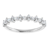 Platinum Marquise Natural Diamond Anniversary Band – 1/3 CTW - view 3