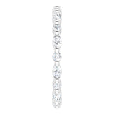 Platinum Marquise Natural Diamond Multi-Shape Shared-Prong Eternity Band – 3.5x1.75 mm Stones - view 4