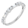 Platinum Round Lab-Grown Diamond Anniversary Band – 1/2 CTW