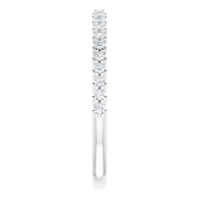 Platinum Natural Diamond Accented Band – 1/5 CTW - view 5