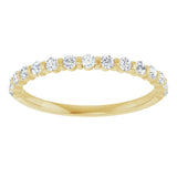 10K Gold Round Lab-Grown Diamond Bar Channel-Set Anniversary Band – 1/5–5/8 CTW (Style 123675) - Yellow Gold - view 3