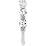 10K Gold Round Natural Diamond Bar Channel-Set Anniversary Band – 1 5/8 CTW (Style 123675) - White Gold - view 4