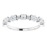 Platinum Asscher Natural Diamond Anniversary Band – 1/2–1 1/3 CTW - view 3