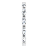 Platinum Marquise Lab-Grown Diamond Eternity Band – 4x2 mm Stones - view 4