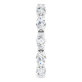 Platinum Marquise Natural Diamond Eternity Band – 4.5x2.5 mm Stones - view 4