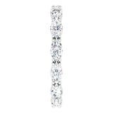 Platinum Marquise Lab-Grown Diamond Eternity Band – 4.3x2.25 mm Stones - view 4