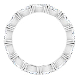 Platinum Marquise Natural Diamond Eternity Band – 4.5x2.5 mm Stones - view 2