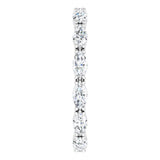 Platinum Marquise Lab-Grown Diamond Eternity Band – 4x2 mm Stones - view 4