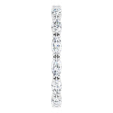Platinum Marquise Lab-Grown Diamond Eternity Band – 4x2 mm Stones - view 4