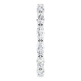 Platinum Marquise Lab-Grown Diamond Eternity Band – 4.3x2.25 mm Stones - view 4
