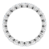 Platinum Round Lab-Grown Diamond Eternity Band – 2.8 mm Stones - view 2