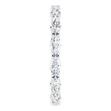 Platinum Marquise Lab-Grown Diamond Eternity Band – 4.3x2.25 mm Stones - view 4