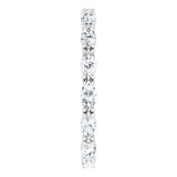 Platinum Marquise Lab-Grown Diamond Eternity Band – 4x2 mm Stones - view 4