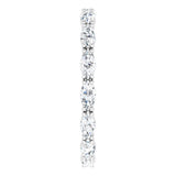 Platinum Marquise Lab-Grown Diamond Eternity Band – 4x2 mm Stones - view 4
