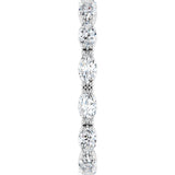 Platinum Marquise Lab-Grown Diamond Eternity Band – 4.3x2.25 mm Stones - view 4