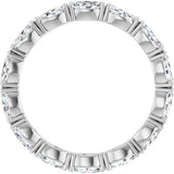 Platinum Marquise Natural Diamond Eternity Band – 4.5x2.5 mm Stones - view 2
