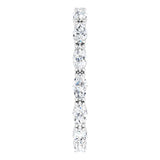 Platinum Marquise Lab-Grown Diamond Eternity Band – 4.3x2.25 mm Stones - view 4