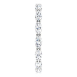 Platinum Marquise Lab-Grown Diamond Eternity Band – 4.3x2.25 mm Stones - view 4