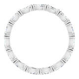 Platinum Marquise Lab-Grown Diamond Eternity Band – 4.3x2.25 mm Stones - view 2