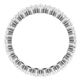 Platinum Marquise Lab-Grown Diamond Shared-Prong Eternity Band – 4.25x2.25 mm Stones - view 2