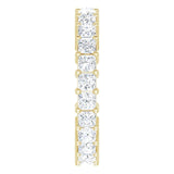 10K Gold Square Lab-Grown Diamond Shared-Prong Eternity Band – 2.25x2.25 mm Stones - Yellow Gold - view 4