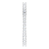Platinum Square Lab-Grown Diamond Shared-Prong Eternity Band – 1.25x1.25 mm Stones - view 4