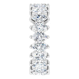 Platinum Marquise Lab-Grown Diamond Shared-Prong Eternity Band – 4.5x2.5 mm Stones - view 4
