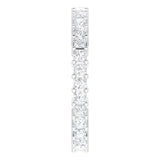 10K Gold Square Natural Diamond Shared-Prong Eternity Band – 1.75x1.75 mm Stones - White Gold - view 4