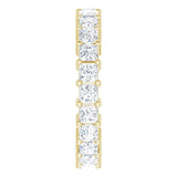 14K Gold Square Lab-Grown Diamond Shared-Prong Eternity Band – 2.5x2.5 mm Stones - Yellow Gold - view 4