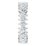 Platinum Marquise Lab-Grown Diamond Shared-Prong Eternity Band – 4x2 mm Stones - view 4